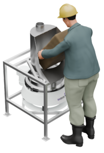 High-capacity industrial sifter machine by VibraScreener™