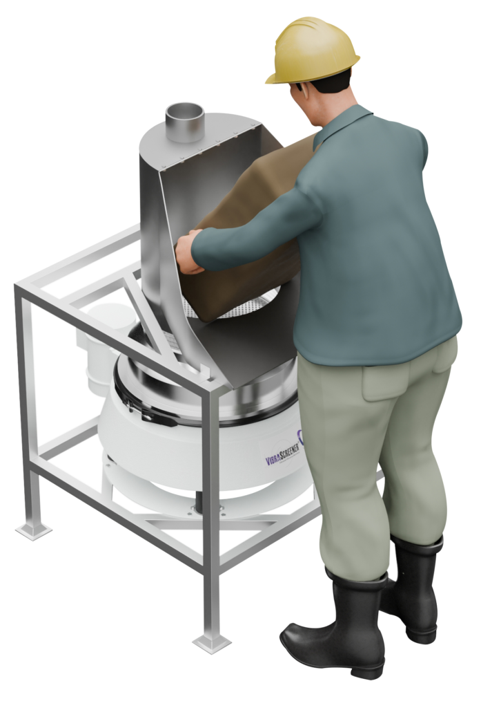 High-capacity industrial sifter machine by VibraScreener™