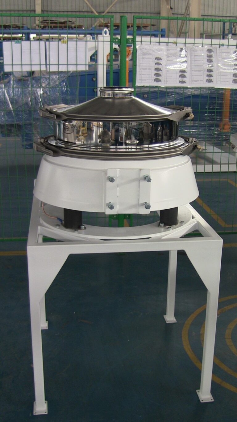 Industrial vibrating sifters for the chemical processing industry